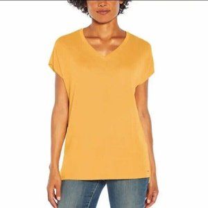 NWT Orvis Women's Short Sleeve Tunic V-Neck Lightweight Shirt Size 2XL $60 4D129